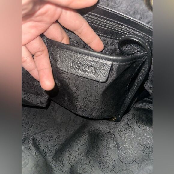 Michael Kors Black and Tan Tote Bag - Picture 12 of 13